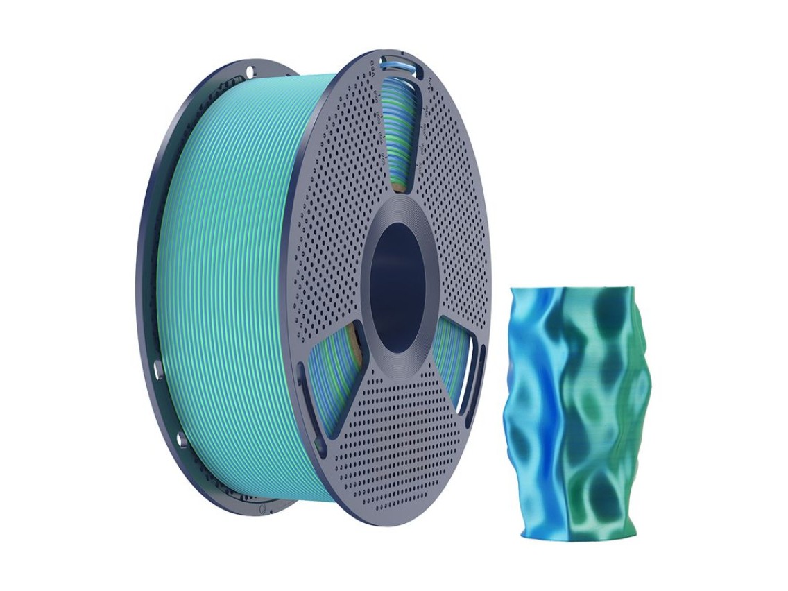 Sunlu PLA+ Silk Dual Color Filament (blue-green)