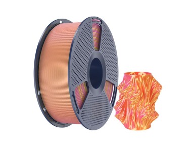 Sunlu PLA+ Silk Dual Color Filament (Pink and Gold)