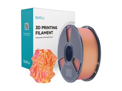 Sunlu PLA+ Silk Dual Color Filament (Pink and Gold) Sunlu PLA+ Silk Dual Color Filament (Pink and Gold)