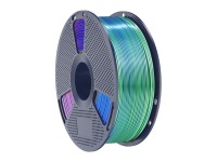 Filamento Sunlu PLA+ Silk Tricolor (azul-verde-roxo)