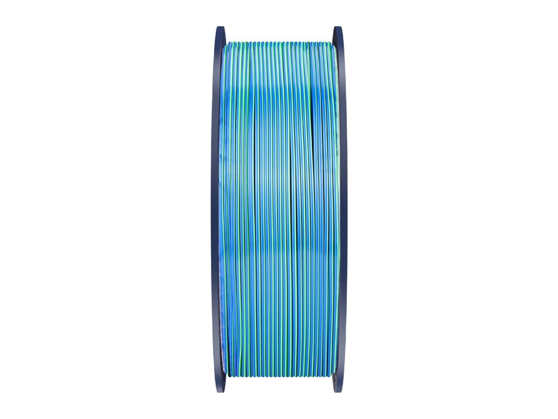 Filamento Sunlu PLA+ Silk Tricolor (azul-verde-roxo)