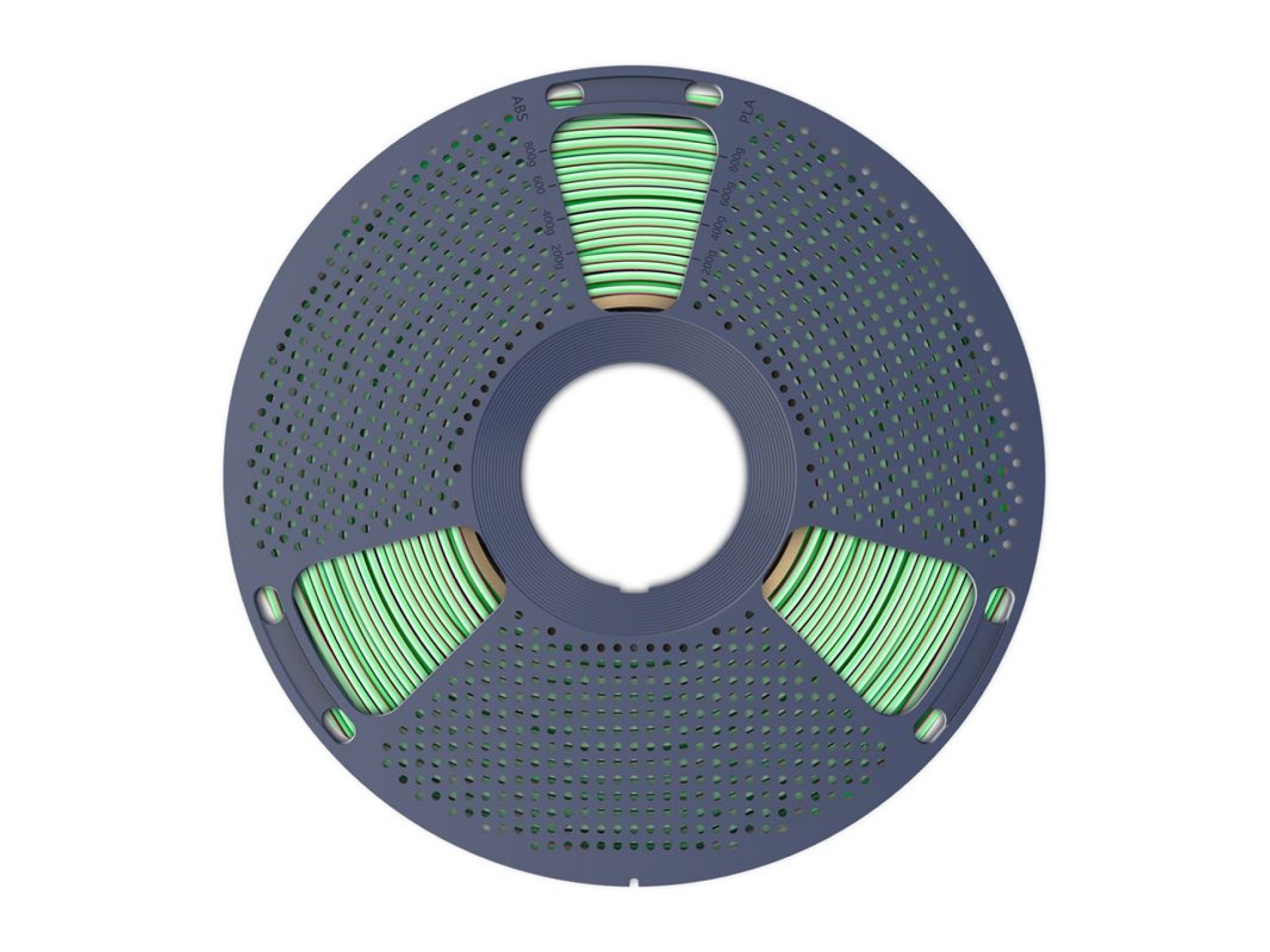 Sunlu PLA+ Silk Tri-Color Filament (blue-green-purple)