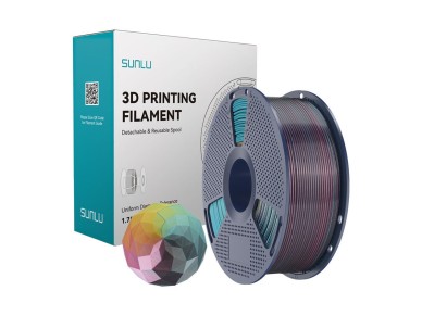 Sunlu PLA+ Silk Forth-Color Filament (red-yellow-green-black) Sunlu PLA+ Silk Forth-Color Filament (red-yellow-green-black)