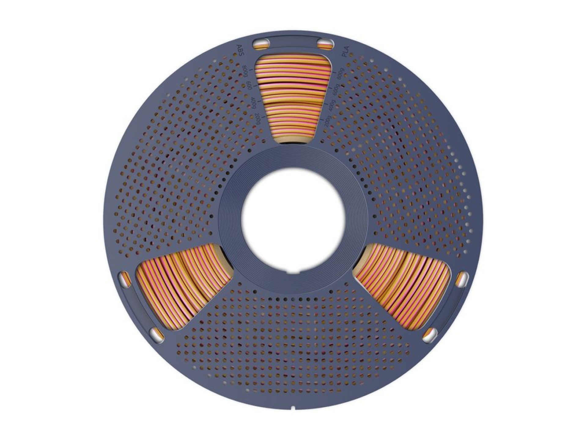 Sunlu PLA+ Silk Tri-Color Filament (red, yellow, and blue)