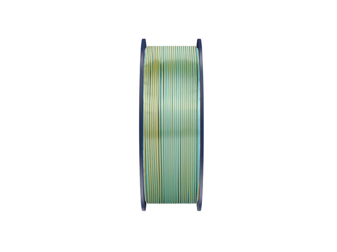 Filamento Sunlu PLA+ Silk Tricolor (vermelho, amarelo e verde)