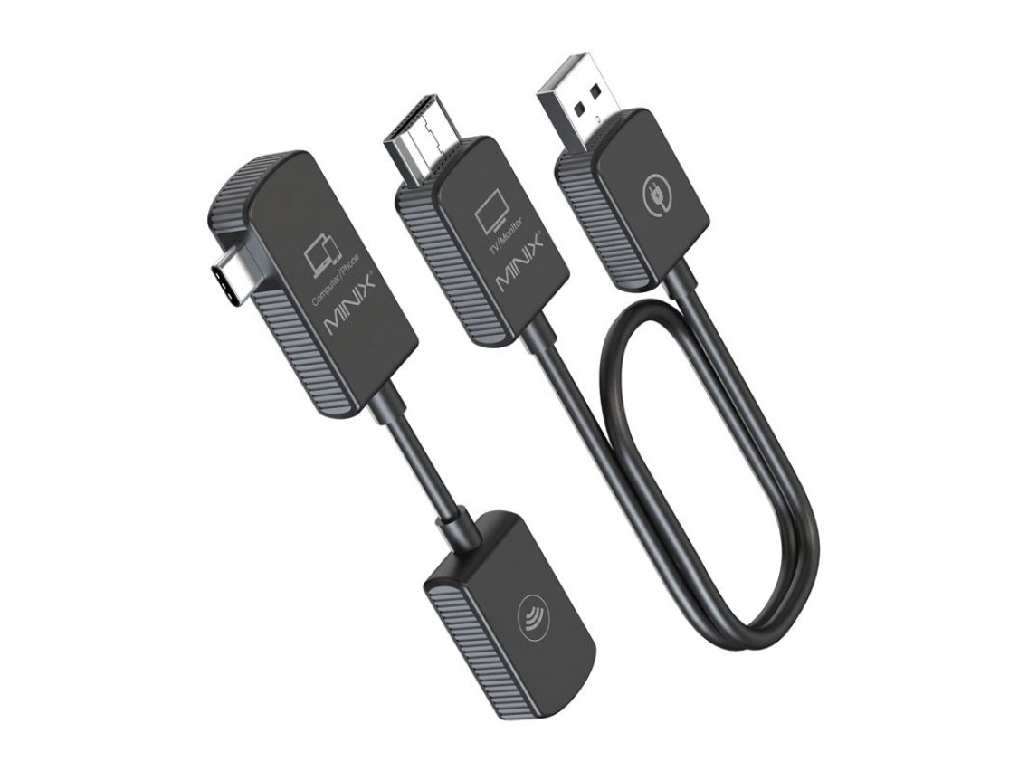 Transmissor de vídeo sem fio Minix C1 USB-C para HDMI