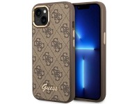 Funda rígida Guess GUHCP14MHG4SHW para iPhone 14 Plus de 6,7 pulgadas, color marrón, 4G, con logo do Funda rígida Guess GUHCP14MHG4SHW para iPhone 14 Plus de 6,7 pulgadas, color marrón, 4G, con logo do