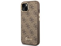 Funda rígida Guess GUHCP14MHG4SHW para iPhone 14 Plus de 6,7 pulgadas, color marrón, 4G, con logo do Funda rígida Guess GUHCP14MHG4SHW para iPhone 14 Plus de 6,7 pulgadas, color marrón, 4G, con logo do