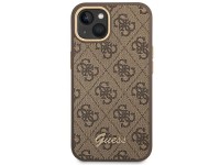Funda rígida Guess GUHCP14MHG4SHW para iPhone 14 Plus de 6,7 pulgadas, color marrón, 4G, con logo do Funda rígida Guess GUHCP14MHG4SHW para iPhone 14 Plus de 6,7 pulgadas, color marrón, 4G, con logo do