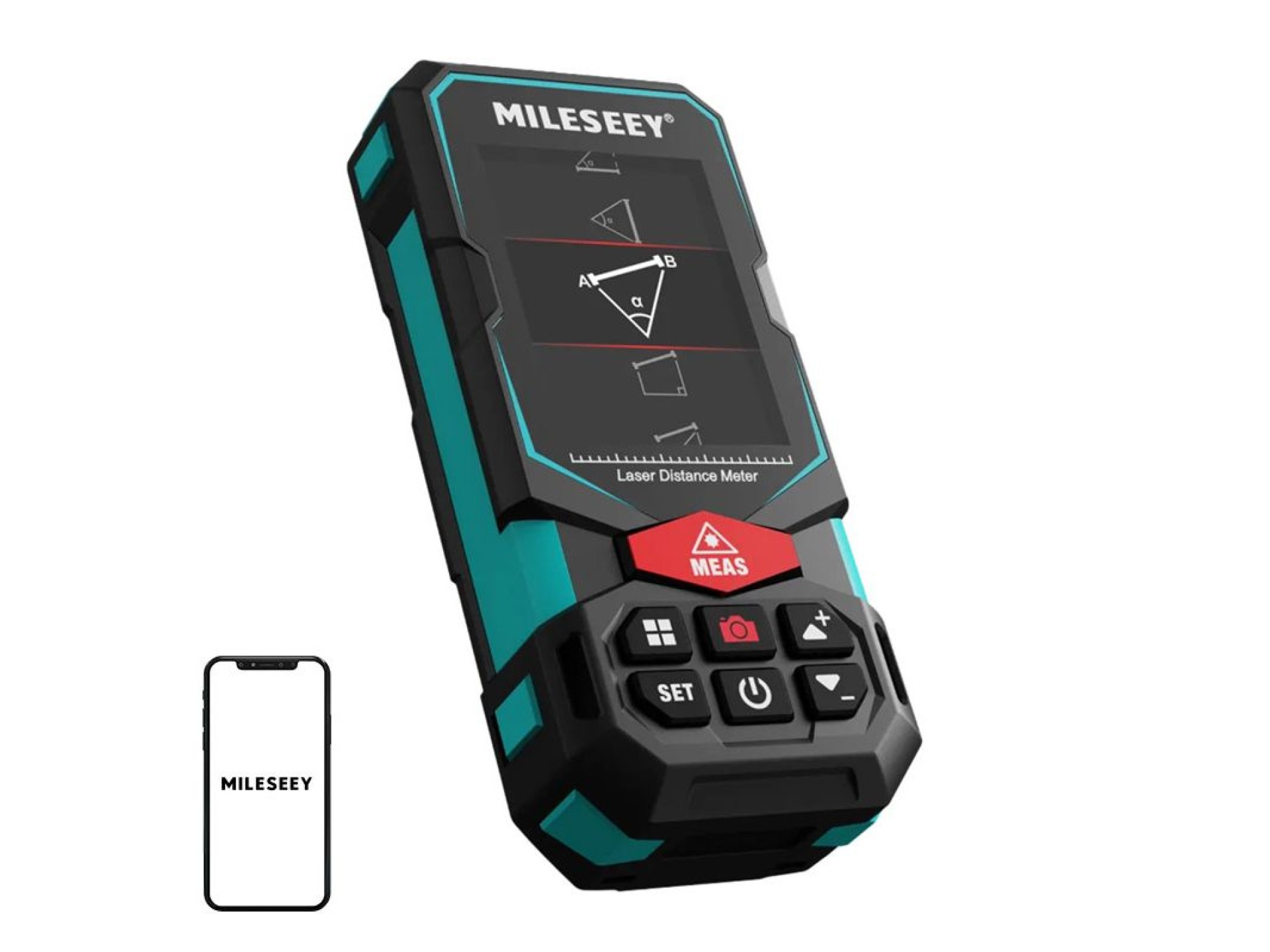 Telêmetro a laser Mileseey S7 com visor de 100 m