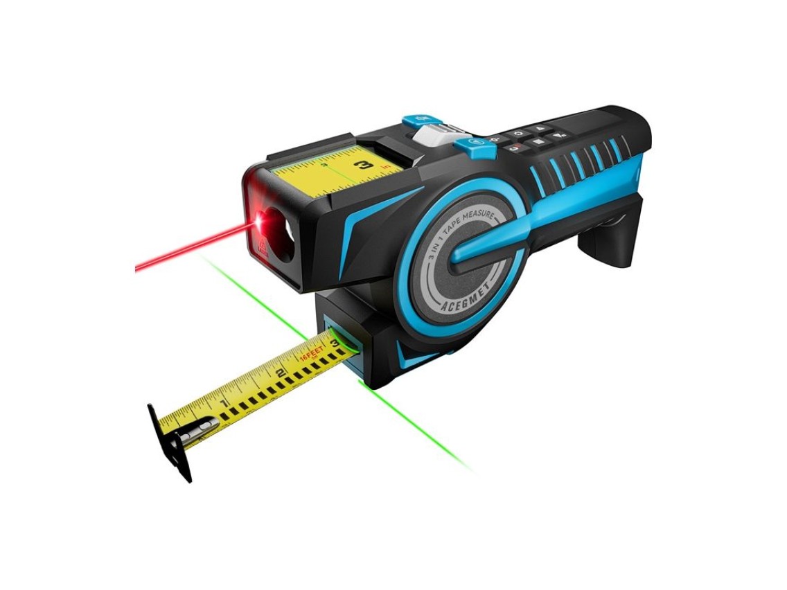 Mileseey DTX 10 Laser Distance Measurer with a 100-meter measuring tape