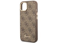 Funda rígida Guess GUHCP14MHG4SHW para iPhone 14 Plus de 6,7 pulgadas, color marrón, 4G, con logo do Funda rígida Guess GUHCP14MHG4SHW para iPhone 14 Plus de 6,7 pulgadas, color marrón, 4G, con logo do