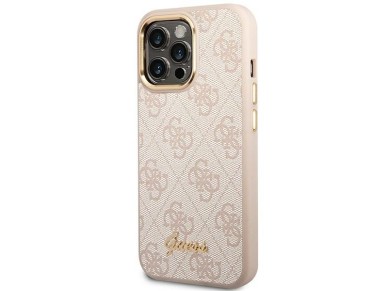 Funda Guess 4G Vintage Gold Logo para iPhone 14 Pro - rosa Funda Guess 4G Vintage Gold Logo para iPhone 14 Pro - rosa