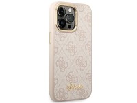Guess 4G Vintage Gold Logo case for iPhone 14 Pro Max - pink Guess 4G Vintage Gold Logo case for iPhone 14 Pro Max - pink