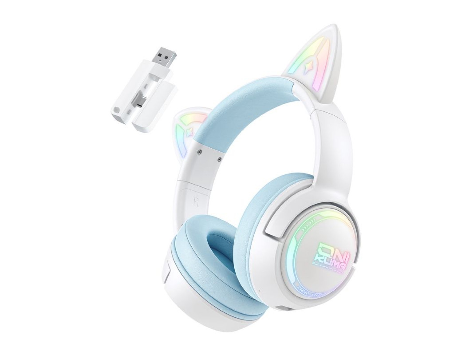 Fones de ouvido para jogos ONIKUMA GT838 (azul)