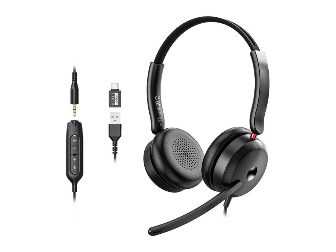Fones de ouvido para jogos ONIKUMA X81 (pretos)