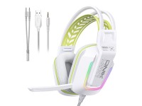 Fones de ouvido para jogos ONIKUMA X13 (branco)