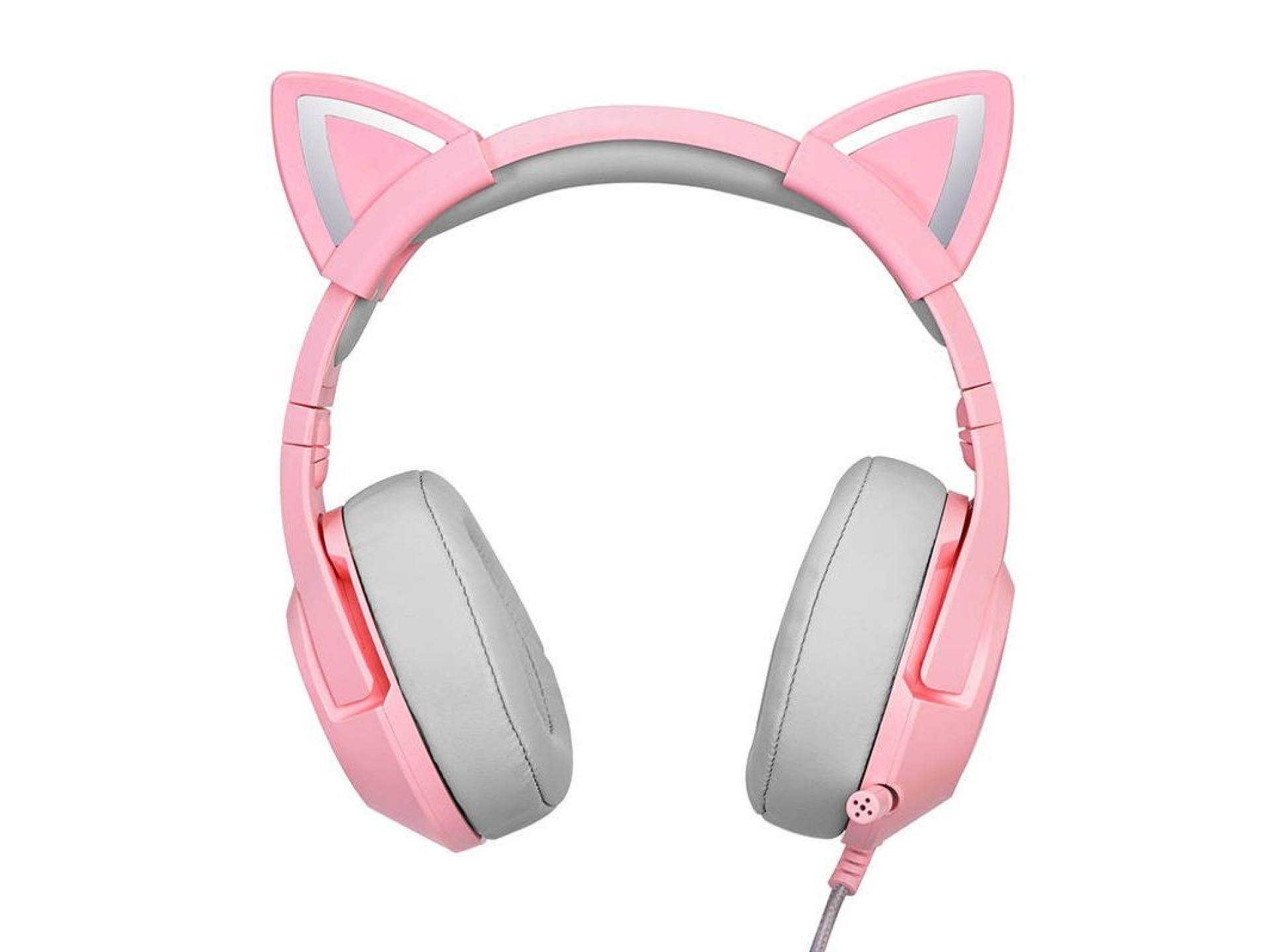 Fones de ouvido gamer ONIKUMA K9 rosa RGB