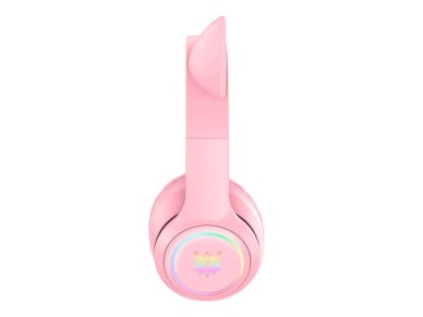 Fones de ouvido para jogos ONIKUMA B90 ??rosa