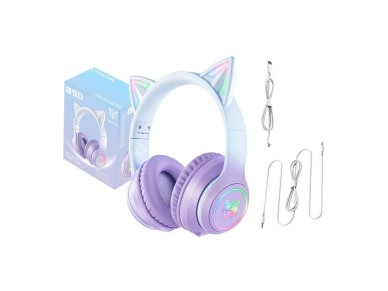 Auriculares para juegos ONIKUMA B90 ??(azul/morado)
