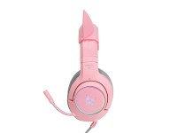 Fones de ouvido gamer ONIKUMA K9 rosa RGB Fones de ouvido gamer ONIKUMA K9 rosa RGB