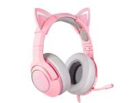Fones de ouvido gamer ONIKUMA K9 rosa RGB Fones de ouvido gamer ONIKUMA K9 rosa RGB