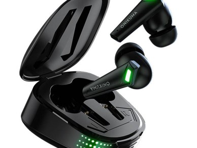 Fones de ouvido sem fio TWS ONIKUMA T308 pretos