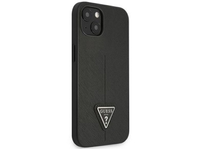 Guess GUHCP14MPSATLK iPhone 14 Plus 6,7 "black / black hardcase SaffianoTriangle Logo Guess GUHCP14MPSATLK iPhone 14 Plus 6,7 "black / black hardcase SaffianoTriangle Logo