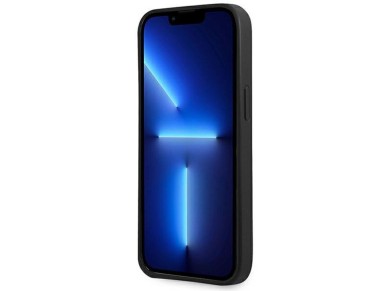 Guess GUHCP14MPSATLK iPhone 14 Plus 6,7 "black / black hardcase SaffianoTriangle Logo Guess GUHCP14MPSATLK iPhone 14 Plus 6,7 "black / black hardcase SaffianoTriangle Logo