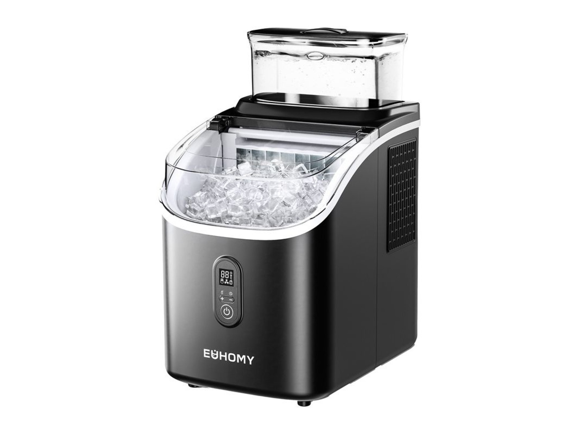 Máquina de hielo Euhomy IM005 de 15 kg (negra)
