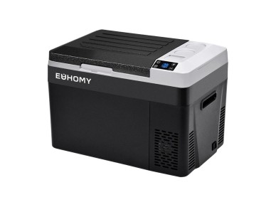 Refrigerador automotivo Euhomy CF008-30BL de 30 litros (preto)