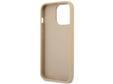 Guess GUHCP14XPSATLE iPhone 14 Pro Max 6,7 "beige / beige hardcase SaffianoTriangle Logo Guess GUHCP14XPSATLE iPhone 14 Pro Max 6,7 "beige / beige hardcase SaffianoTriangle Logo