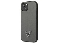 Guess GUHCP14SPSATLG iPhone 14 6.1 "silver / silver hardcase SaffianoTriangle Logo Guess GUHCP14SPSATLG iPhone 14 6.1 "silver / silver hardcase SaffianoTriangle Logo