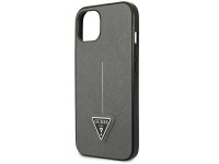 Guess GUHCP14SPSATLG iPhone 14 6.1 "silver / silver hardcase SaffianoTriangle Logo Guess GUHCP14SPSATLG iPhone 14 6.1 "silver / silver hardcase SaffianoTriangle Logo