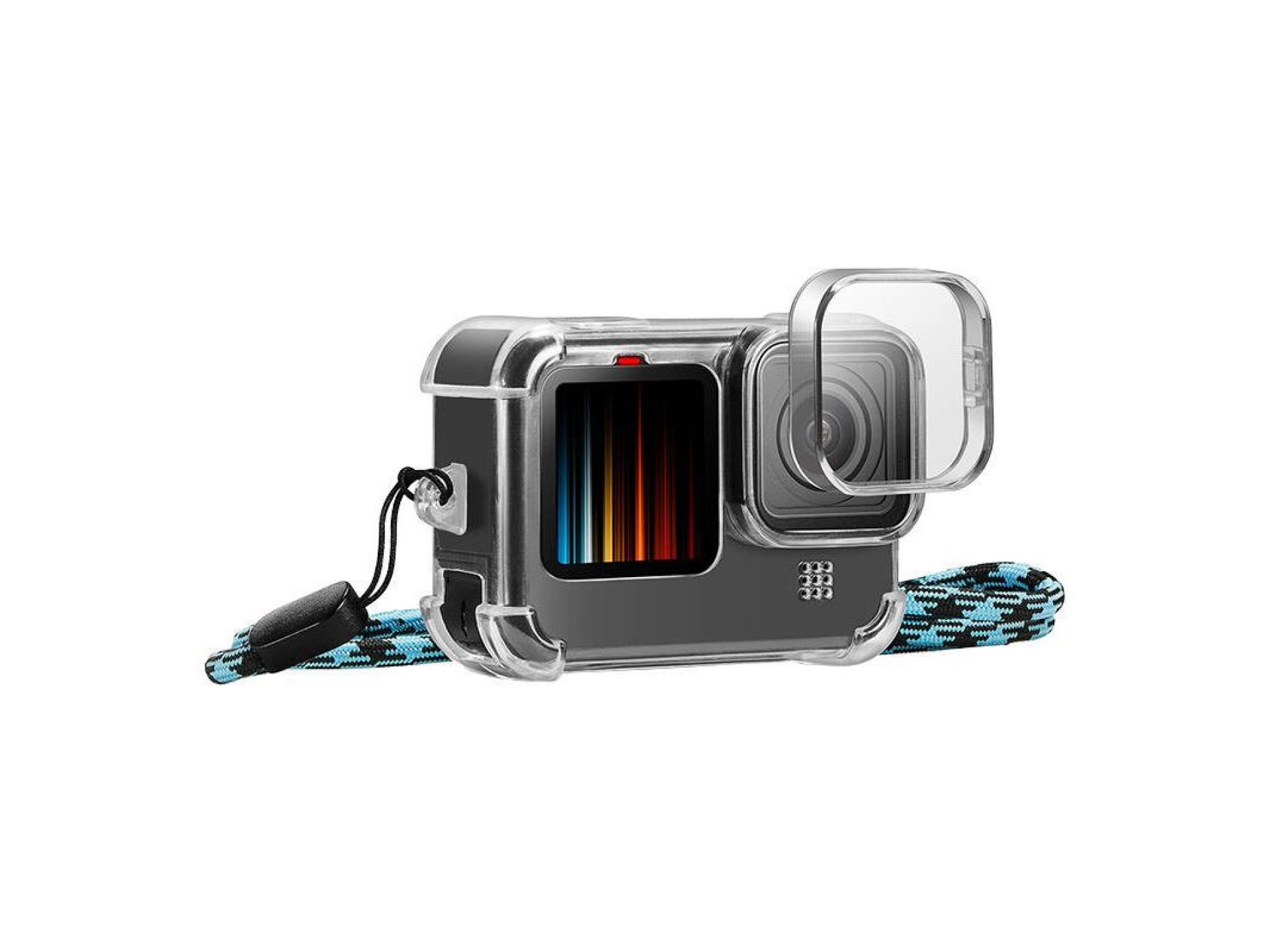 Case with Lens Cap and Neck Strap PULUZ for GoPro Hero 9 / 10 / 11