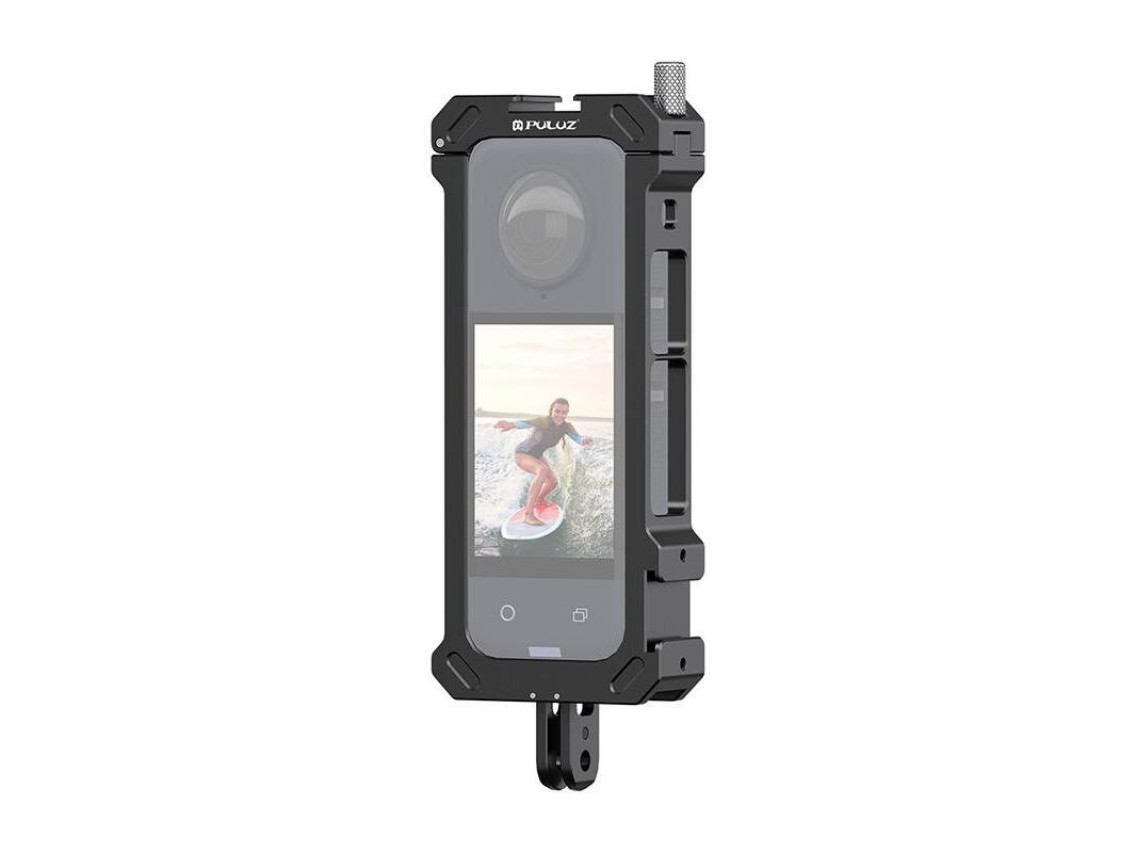 Gaiola protetora metálica PULUZ com adaptador para tripé para Insta360 X4
