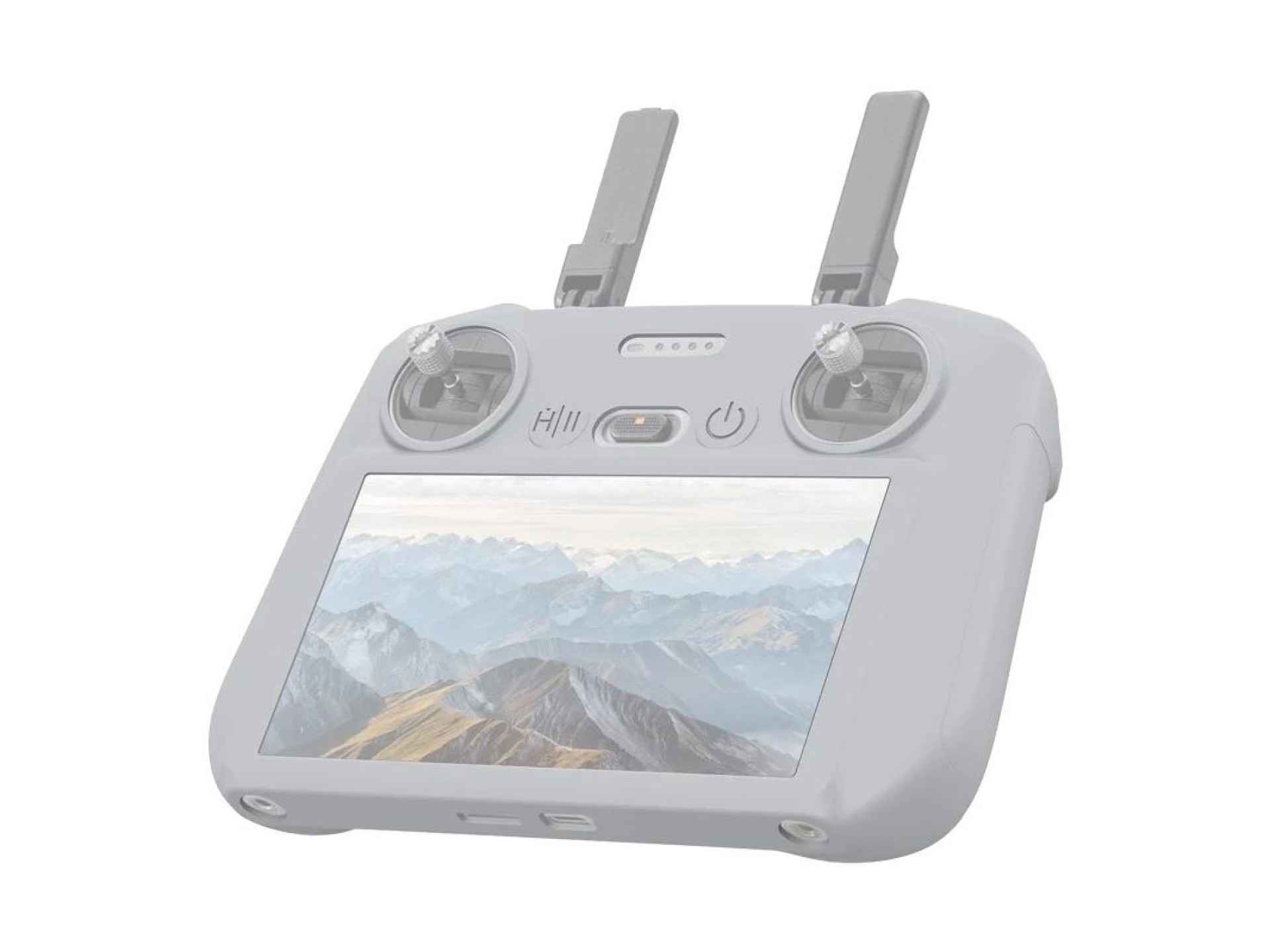 Capa protetora de silicone PULUZ para DJI RC 2 (cinza)