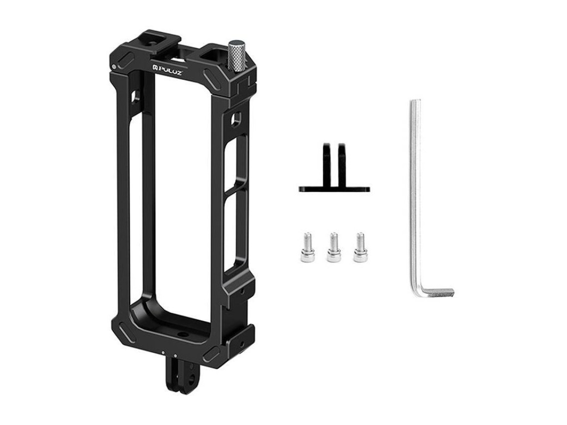 Gaiola protetora metálica PULUZ com adaptador para tripé para Insta360 X4