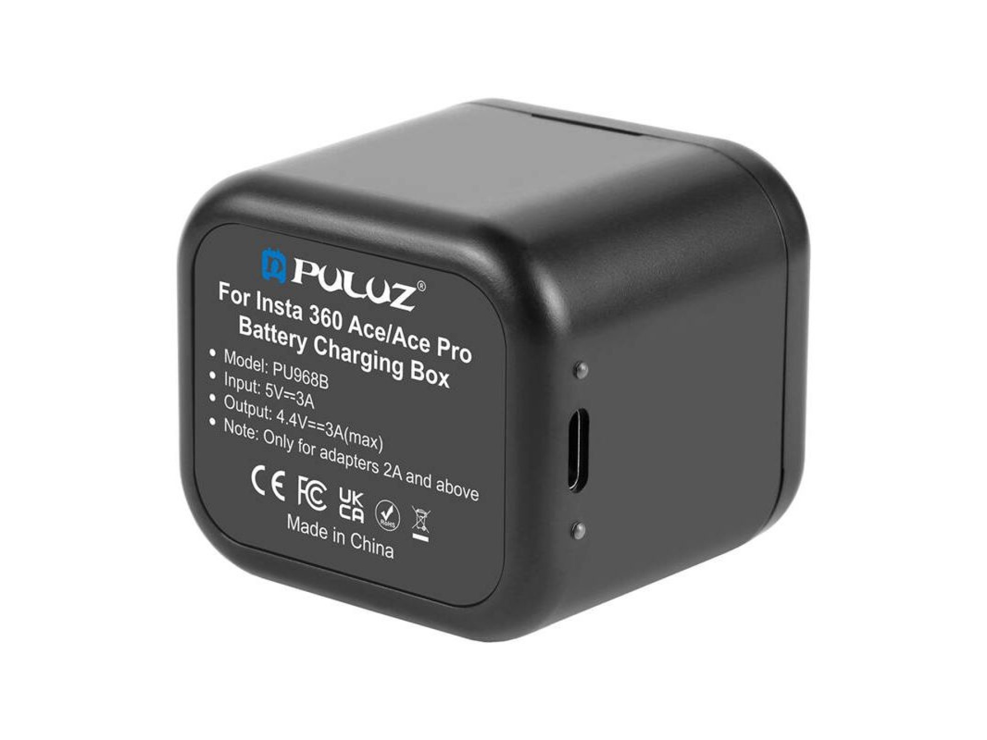 Cargador + estuche para tarjeta de memoria PULUZ para Insta360 Ace / Ace Pro / Ace Pro 2