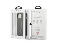 Guess GUHCP14SPSATLG iPhone 14 6.1 "silver / silver hardcase SaffianoTriangle Logo Guess GUHCP14SPSATLG iPhone 14 6.1 "silver / silver hardcase SaffianoTriangle Logo