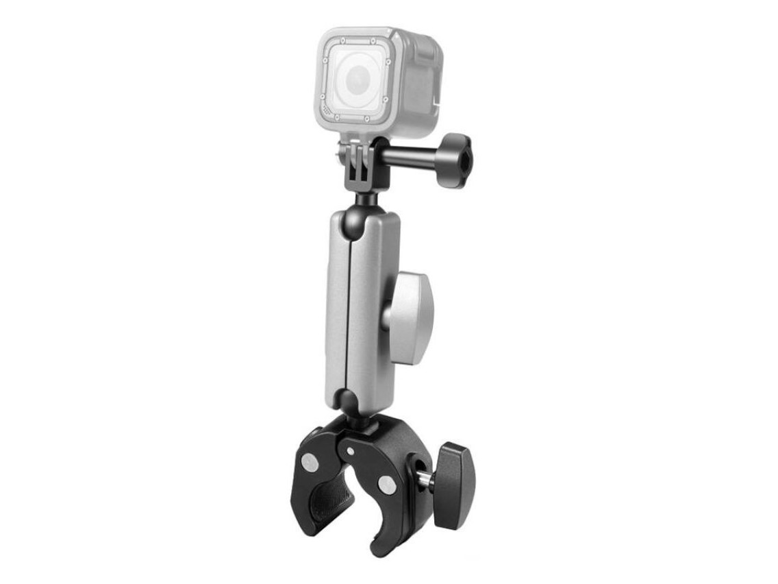 Soporte para motocicleta PULUZ para cámaras deportivas (DJI, GoPro, Insta360) (negro)