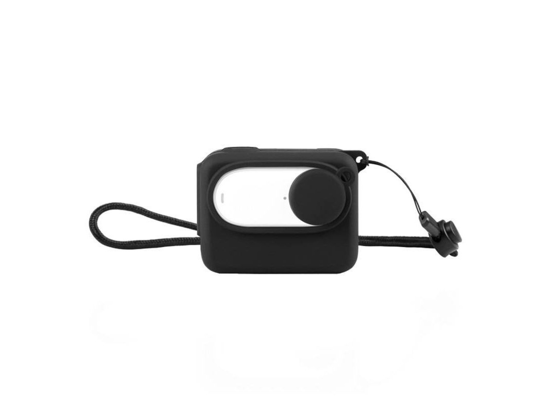 Capa protetora de silicone Puluz para Insta360 GO 3 com tampa de lente.