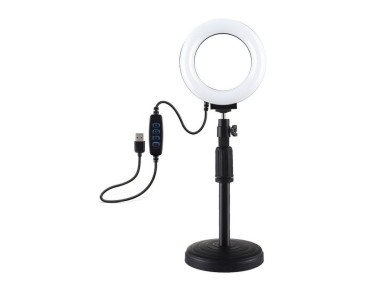 Ring LED lamp Puluz with adjustable base PU391
