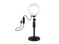 Ring LED lamp Puluz with adjustable base PU391