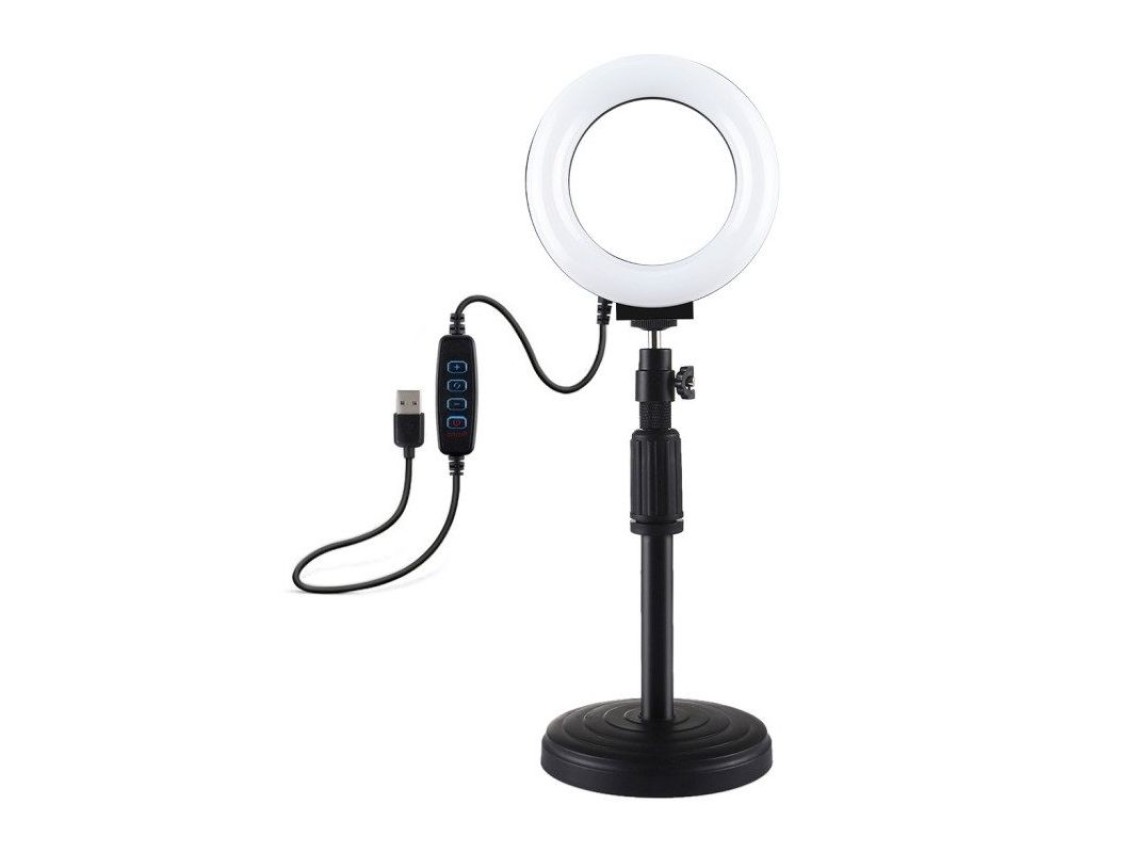 Ring LED lamp Puluz with adjustable base PU391