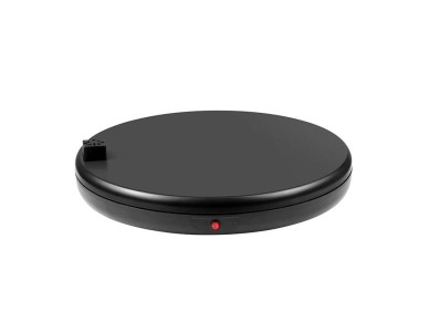 Rotating display stand Puluz with power socket 45 cm (black) Rotating display stand Puluz with power socket 45 cm (black)