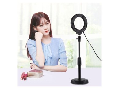 Ring LED lamp Puluz with adjustable base PU391