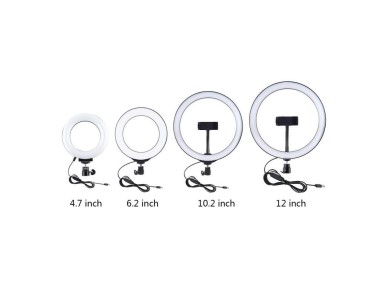Ring LED lamp Puluz with adjustable base PU391