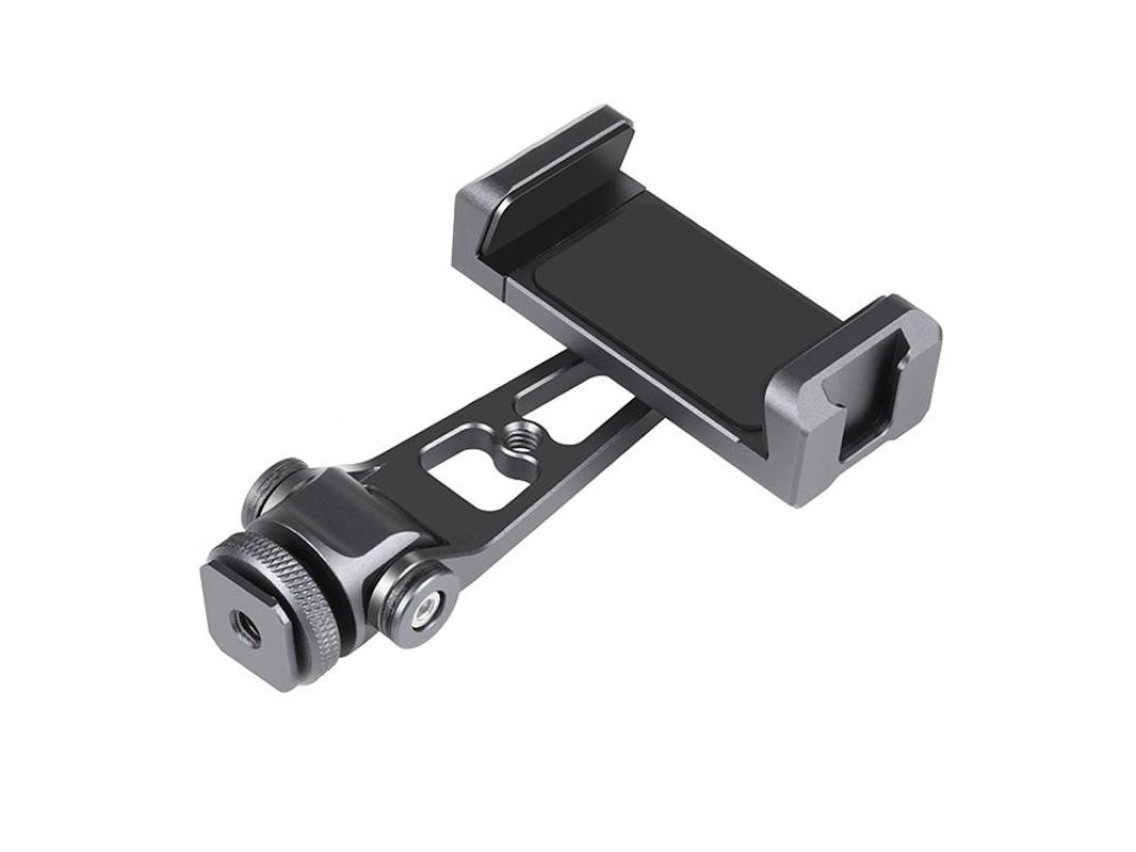 Suporte giratório para celular Puluz com encaixe universal de 1/4" (preto)
