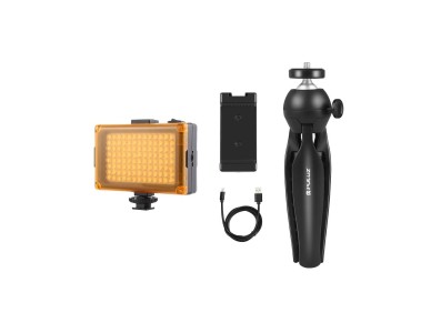 Puluz live recording set tripod + LED lamp + phone clip PKT3131B Puluz live recording set tripod + LED lamp + phone clip PKT3131B